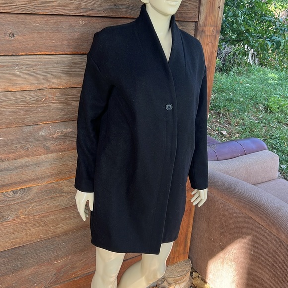 & other stories fully lined pea coat wool - Picture 3 of 10